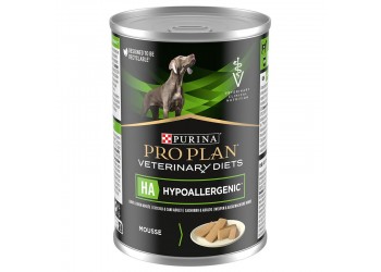 Purina Pro Plan Veterinary Diets HA Hypoallergenic Mousse Umido per Cane da 400 gr